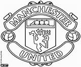 Manchester United Coloring Logo Football Pages Premier League Printable Drawing England Flags Emblems Badge Liverpool Chelsea Arsenal Fc sketch template