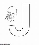 Letter Coloring Drawing Alphabet Kids sketch template