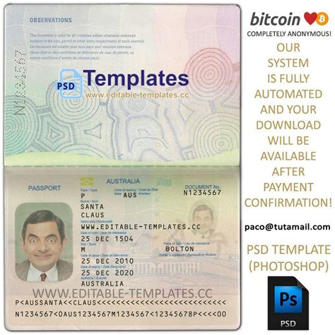 editable passport templates passport template place card template