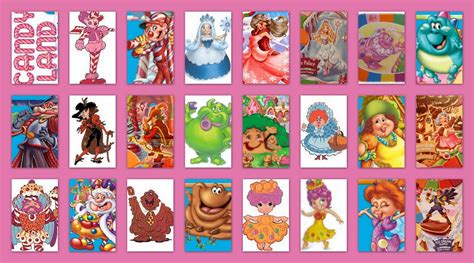 candyland game pieces  pinterest candy land game pieces  board
