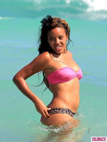 Angela Simmons Hits Up South Beach In A Bikini Home Of