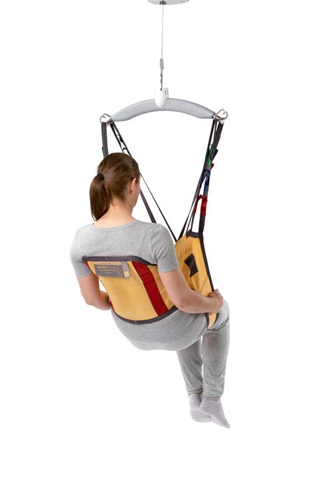 toilet sling with support strap for toilet visits and other hygiene