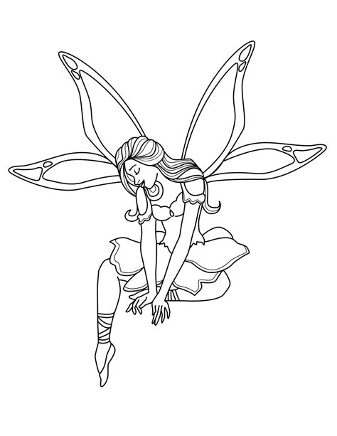 tooth fairy coloring pages printable   fairies coloring