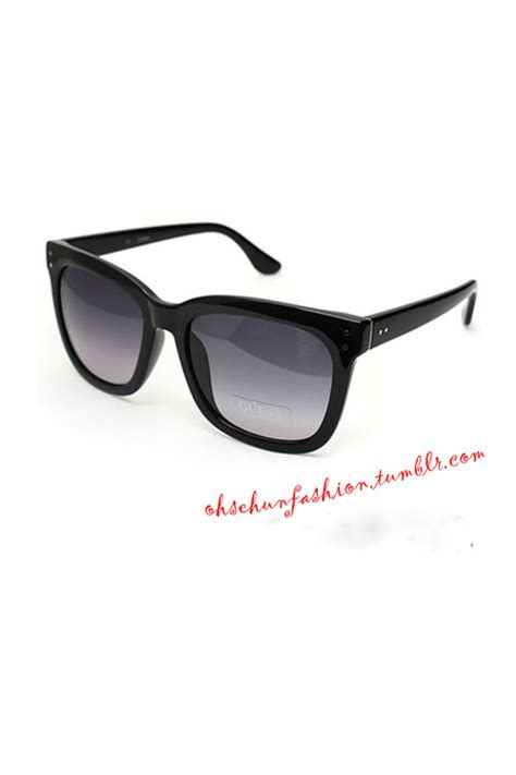 [airport]guess Gua1048 Nblk 35 Sunglasses Oh Sehun Fashion