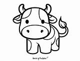 Cow Printables sketch template