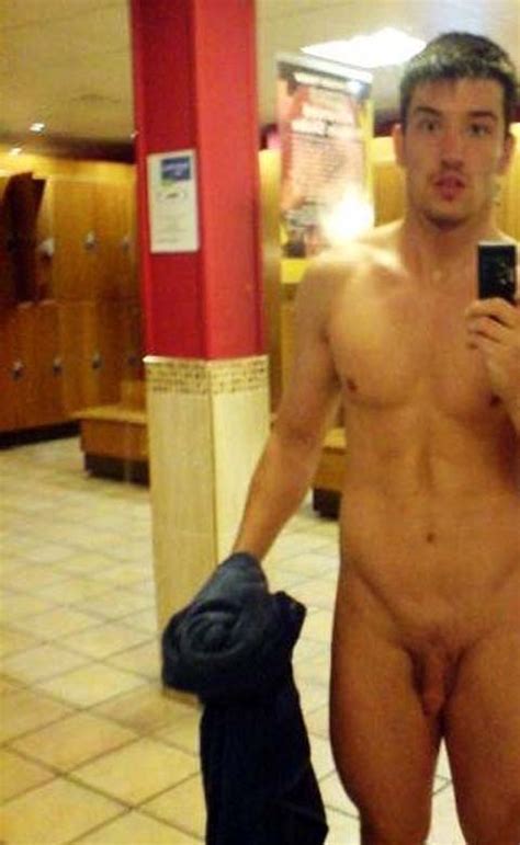 guys naked in locker room