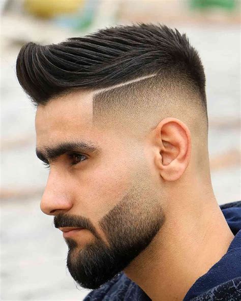 Mens Hairstyles With Beard Haircuts For Men Drop Fade Haircut Bald
