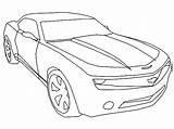 Coloring Pages Camaro Cars Chevrolet Car Transformes Bumblebee Color Getcolorings Tocolor Choose Board Printable sketch template