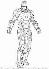 Iron Man Drawing Draw Step Easy Cartoon Drawingtutorials101 Sketch Tutorials Pages Learn Coloring Tutorial Getdrawings Marvel sketch template