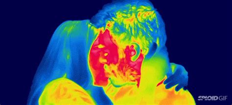 what everyday life looks like under a heat detecting camera nsfw