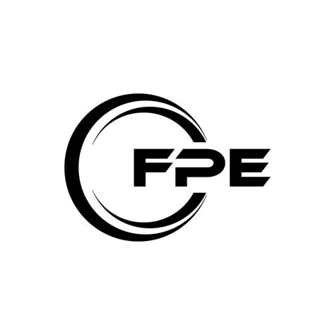 fpe letter logo design  illustration vector logo calligraphy designs  logo poster