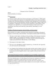 legal representation letterpdf letter   legal
