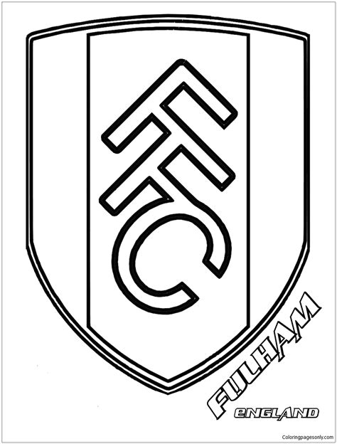 england football team badge sketch coloring page