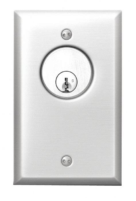 sdc key switch key switch    width stainless steel lyu grainger