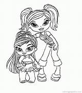 Coloring Bratz Pages Print Doll Dolls Babyz Printable Christmas Baby Brum Book Clipart Fun Kids Popular Library Coloringhome sketch template