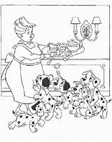 101 Dalmatians Coloring Pages Dalmations Disney Kids Food Dalmatiers Per Animated Coloringpages1001 Dalmatian Popular Viewed sketch template