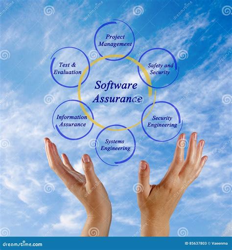 software assurance stock image image  management person