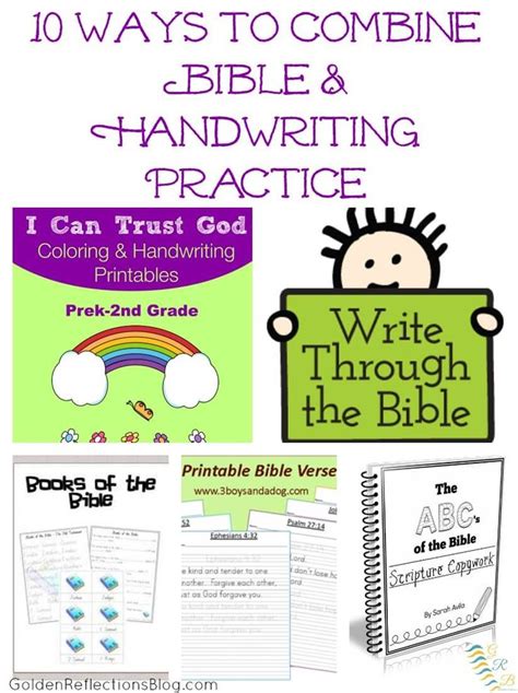 start  homeschool writing handwriting practice bible lessons