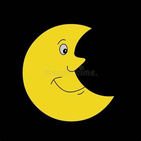 happy moon stock illustration image  clip graphics