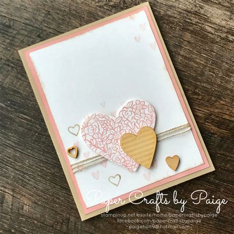 Stampin Up Heart Happiness Valentine S Day Card Valentine Cards