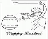 Coloring Pages Elsa Frozen Let Go Colouring Printable Easter Color Info sketch template