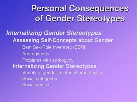 Ppt Chapter 2 Gender Stereotypes And Other Gender Biases