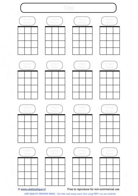 blank ukulele chord paper ukulele   smile pinterest paper charts  ukulele