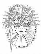 Karneval Mascara Maske Fasching Malvorlagen Maski Mujer Venedig Mascaras Mandalas Faschingsbilder Venetian Kolorowanka sketch template