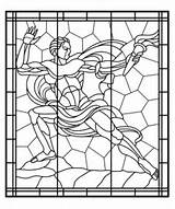 Coloring Stained Glass Prague Palace Pages Printable Drawing Styles sketch template