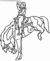 Printable Cowboy Westen Wilder Vaqueros Ausmalbilder Kowboje Cheval Coloriages Rodeo Kolorowanki Dzieci Dla Paginas Colorare Salut Cavalier Vari Horse sketch template