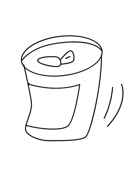 soda  sheet printable coloring pages