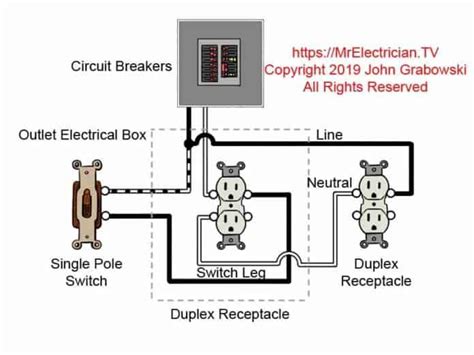 Wiring Diagram For Light Switch And Outlets Diagrams Funtv