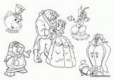 Beast Disney Kolorowanki Bajki Disneya Druku Filmowe sketch template