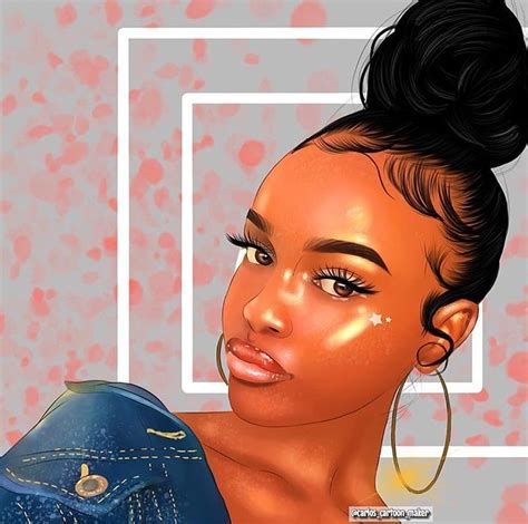 Pin By Kαmílα On ɢᴜʀʟʏ ᴄᴀʀᴛᴏᴏɴ Black Girl Art Black Love Art Black