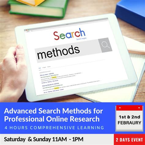 advanced search methods  professional  research research