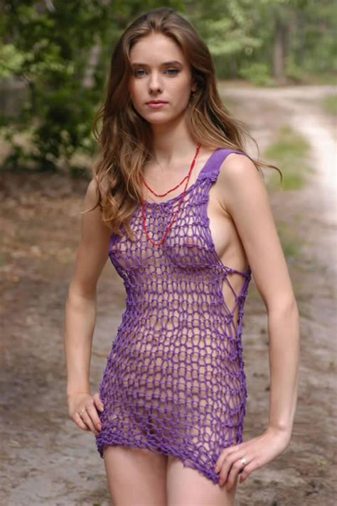 great see through dress for a walk in the park nudeshots