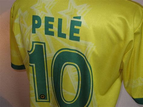 pele shirt brazilie origineel gesigneerd  retourenvelop met prive adres pele catawiki
