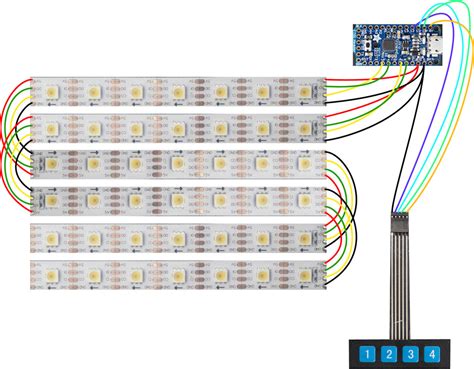 circuit diagram roll  video light adafruit learning system