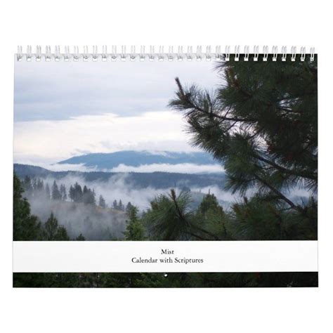 mist  scripture calendar tap  personalize