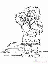 Inuit Inuits Eskimosi Esquimales Colorear Dzieci Coloriages Personnages Eskimo Gulli Polaires Kolorowanki Kolorowanka Proyecto Esquimaux Noordpool Banquise Nounou Region Imprime sketch template