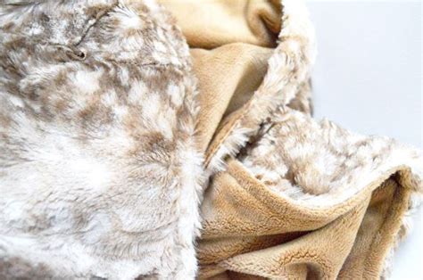 Luxe Collection Fawn Faux Fur And Smooth Minky Deer