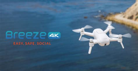 yuneec presenteert breeze  camera drone