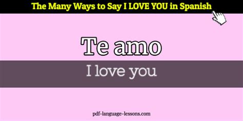 How Do You Say I Will Love You Always In Spanish