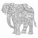 Elephant Coloring Pages Adult Mandala Printable Tribal Colouring Elephants Mandalas Cute Baby Turkey Getcolorings Books Print Doodle sketch template