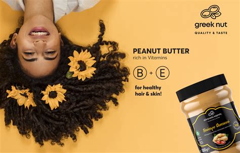 peanut butter  healthy hair skin greeknut