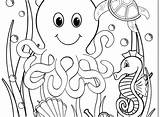 Coloring Pages Underwater Animals Zoom Ocean Sheet Getcolorings Printable Scene Color Print Adults Sheets sketch template