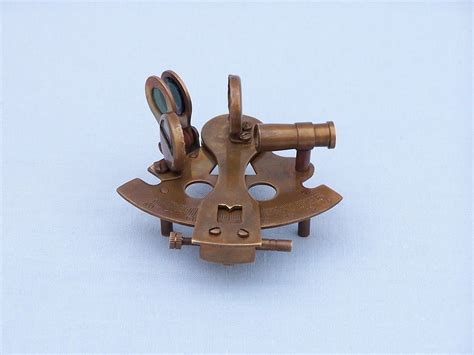 wholesale antique brass decorative sextant paperweight 3in