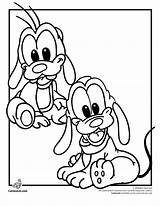 Pluto Goofy Babies Minnie Printable Daisy Colouring Prinsessen Pintarcolorir Ausmalbilder Pateta Compagnie Tudodesenhos Bezoeken Disneybaby Zapisano Uitprinten Downloaden sketch template