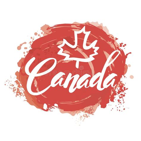 stamp    canada stock vector illustration  nationality