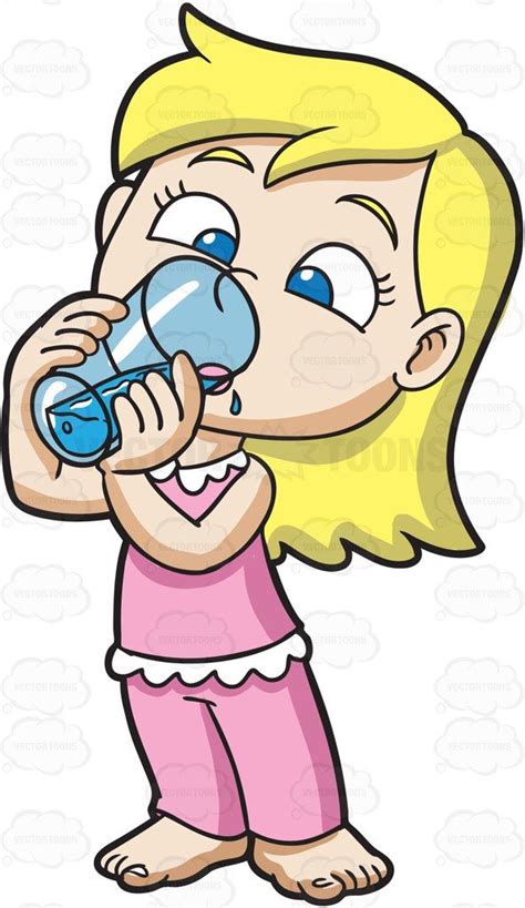 Library Of A Girl Drinking Water Image Freeuse Stock Png